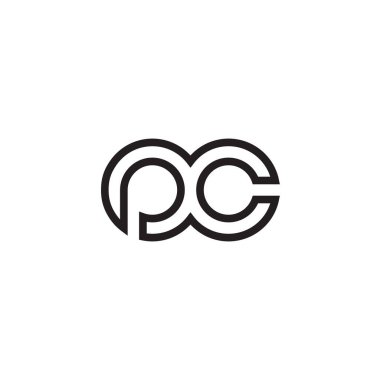 soyut çizgiler biçimli P C tasarım vektörü