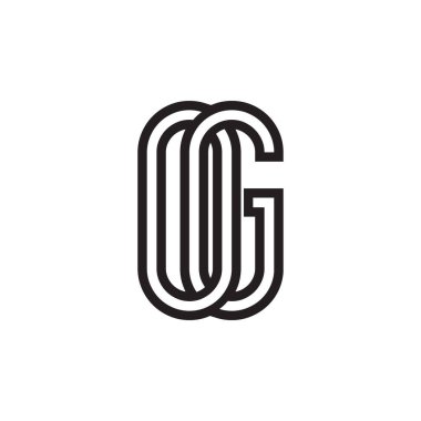 OG çizgileri simge tasarım vektörü