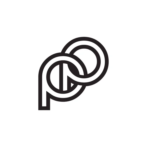Lignes Logo Design Vecteur — Image vectorielle