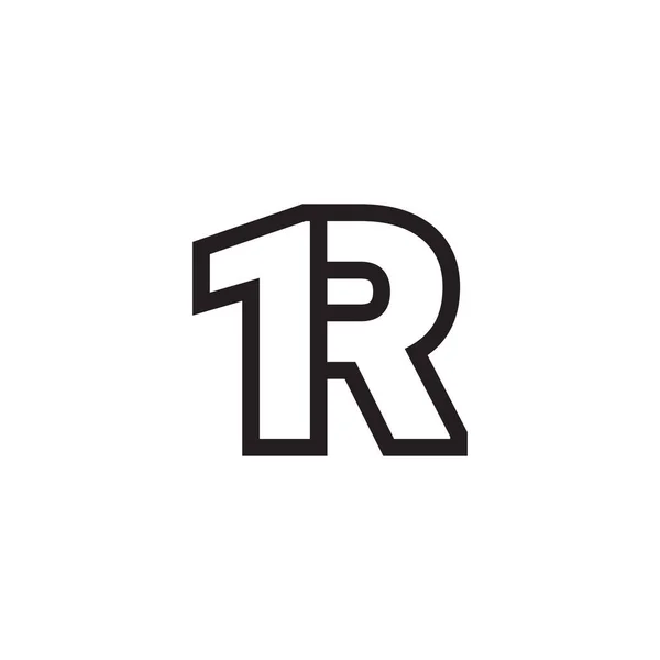 R線アイコンデザインベクトル — ストックベクタ