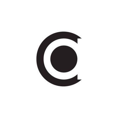 A / C A / A C harfi logo tasarım vektörü
