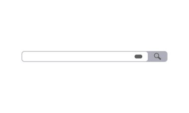 Search Bar design template. vector illustration.	
