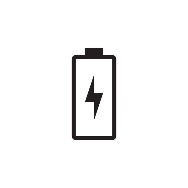 charging icon design flat vector isolated on white background