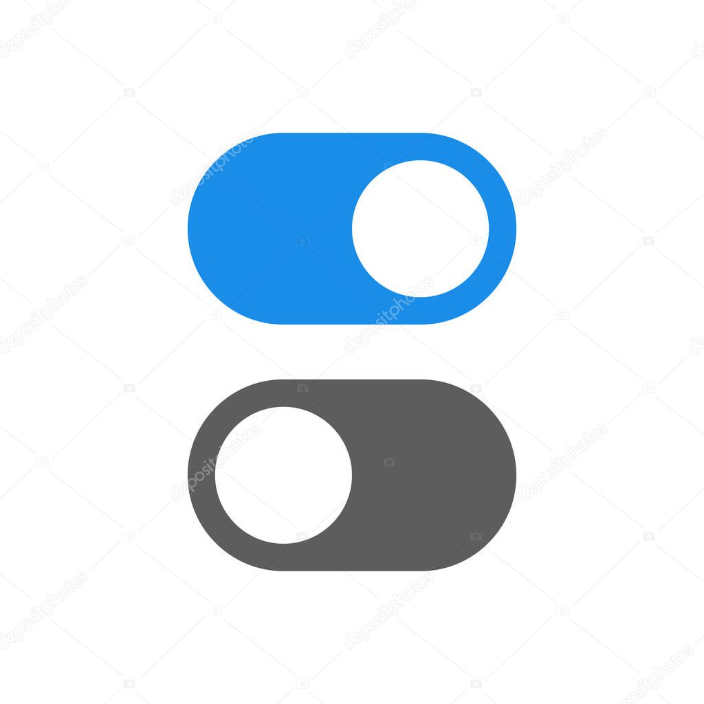 enable disable icon button symbol vector illustration