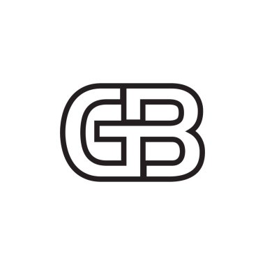 GB harf simgesi vektörü