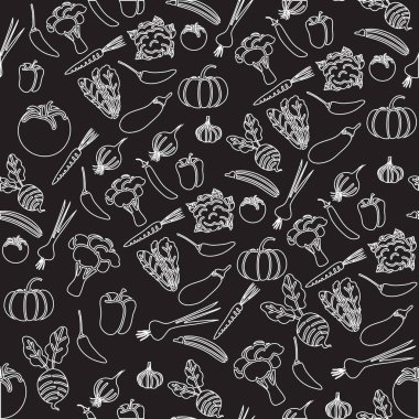 desen sebze tasarımı vektör illüstrasyonu