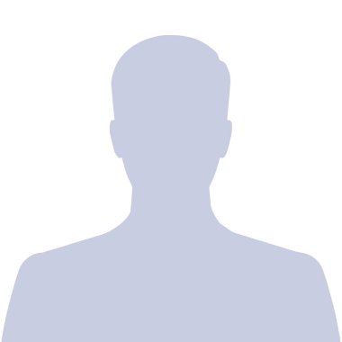 gri avatar resim profil simge tasarım vektörü