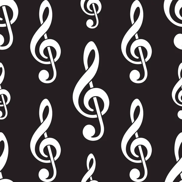 Modèle Clef Musique Note Design Vecteur — Image vectorielle