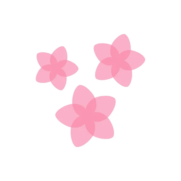 Sakura Bloem Ontwerp Vector Illustratie — Stockvector