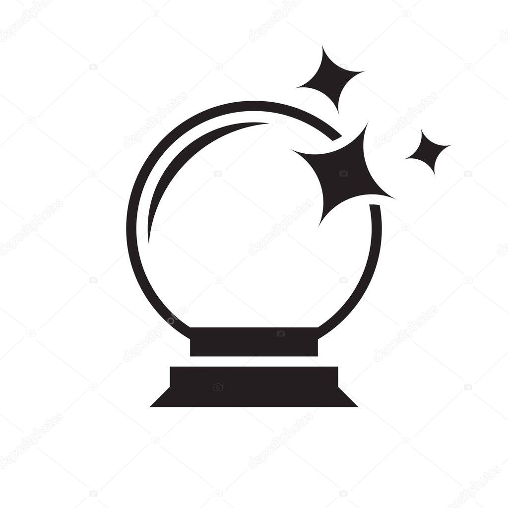 magic ball icon design vector illustration	