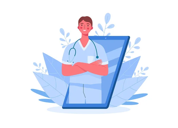 Çevrimiçi tıbbi danışmanlık, destek. Çevrimiçi doktor. Sağlık hizmetleri. Steteskopu akıllı telefondan olan aile doktoru. Çevrimiçi tıbbi danışmanlık, tele tıp, kardiyoloji.