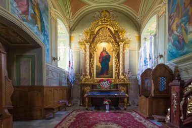 Dini binalar ve iç görünüşleri. Batı Ukrayna, Avrupa