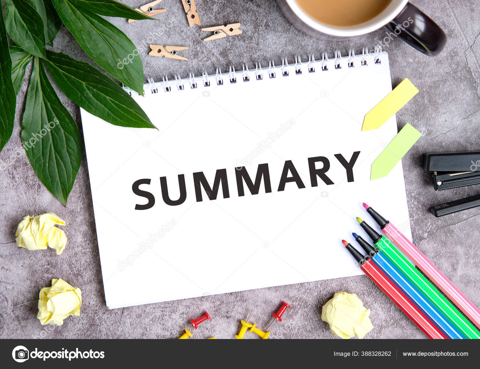 Summary Notebook Cup Coffee Compressed Sheets Crayons Stapler Stock Photo By C Aksana Kavaleuskaya 362 Summary Notebook Cup Coffee Compressed Sheets Crayons Stapler Stock Photo By C Aksana Kavaleuskaya 362