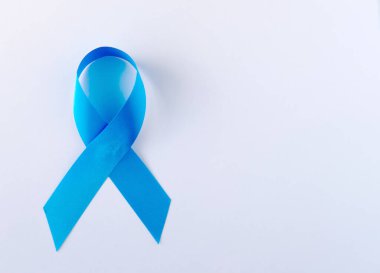 Mavi sembolik kurdele - kolon kanseri sorunu, prostat kanseri kurdelesi