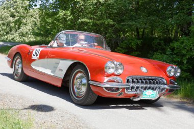 1958 model klasik Chevrolet Corvette.