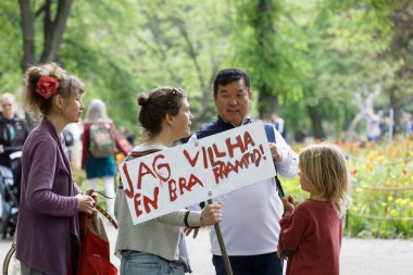 Global Strike For Future, başkanlarını zorlamak için bir gösteri 