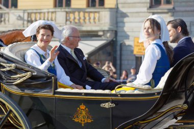 İsveçli Kraliçe Silvia, Kral Carl Gustaf Bernadotte, Prenses 