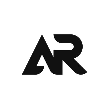 AR Harfi Logo Tasarımı Basit Biçimli