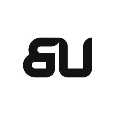 Basit BU Harfli Logo Tasarımı