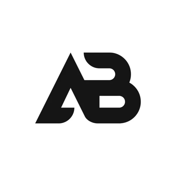 Projeto Logotipo Carta Com Estilo Simples —  Vetores de Stock