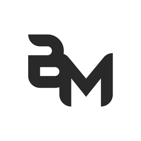 Letter Logo Design Egyszerű Stílus — Stock Vector