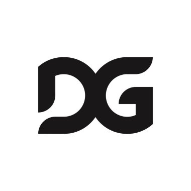DG Harf Logo Tasarımı Basit Biçimli