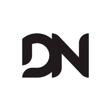 DN Harf Logo Tasarımı Basit Biçimli