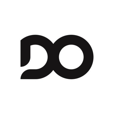 DO Harfi Logo Tasarımı Basit Biçimli