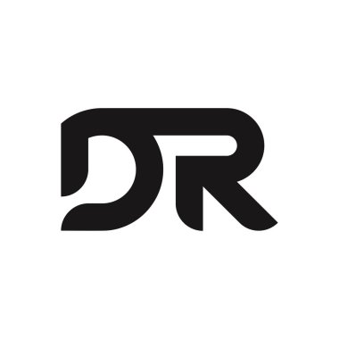 DR Harf Logo Tasarımı Basit Biçimli