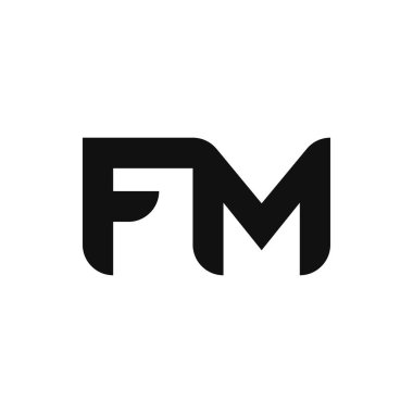 FM Harf Logo Tasarımı Basit Biçimli