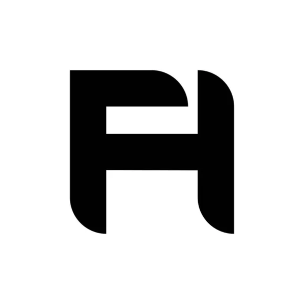 FI Letter Logo Tasarımı Basit Biçimli