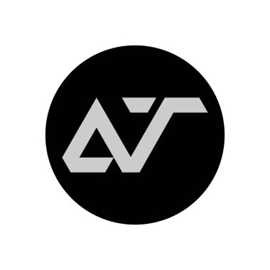 AT Harfi Logo Tasarımı Basit Biçimli