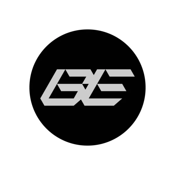 Letter Logo Design Simple Style — стоковый вектор