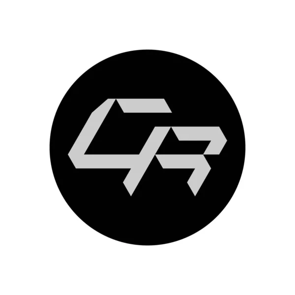 Літера Дизайн Логотипу Простим Стилем — стоковий вектор