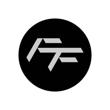 FF Harf Logo Tasarımı Basit Biçimli