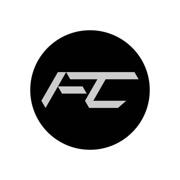 Litera Logo Design Prostym Stylu — Wektor stockowy