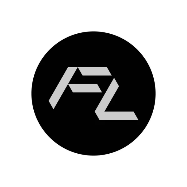 Diseño Logotipo Letra Con Estilo Simple — Vector de stock