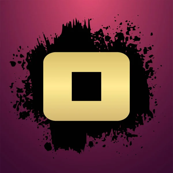 O Gold Harf Logosu Tasarımı Basit Stili