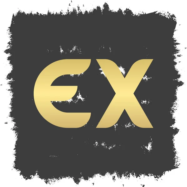 Logo Altın Harf Logosu Tasarımı Basit Tarzlı