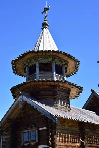 Houten Kapel Van Saint Lazarus Met Een Kleine Klokkentoren — Stockfoto