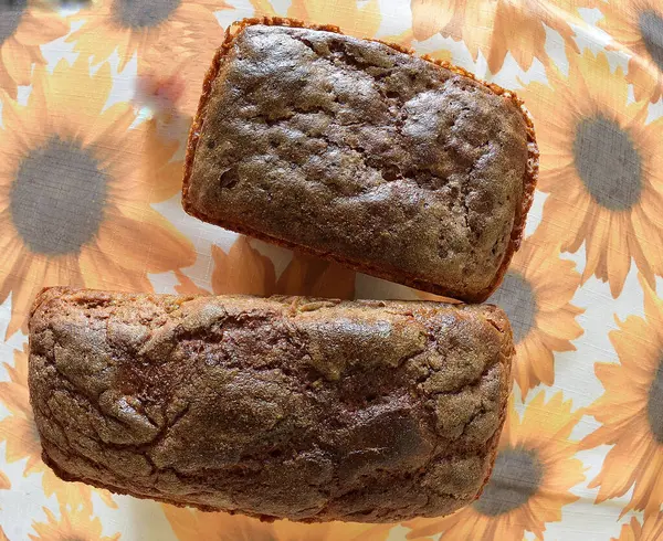 Due Pani Pane Farina Segale Uno Stile Vita Sano — Foto Stock