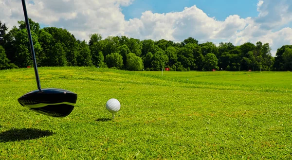 Gra Golf Nauka — Stockfoto