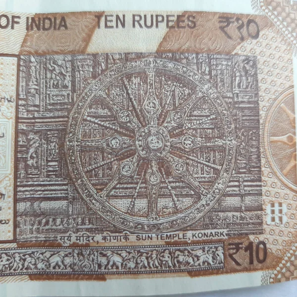 Nuevos Billetes Rupias Indias Tomaron Una Vista Cercana Los Billetes —  Fotos de Stock