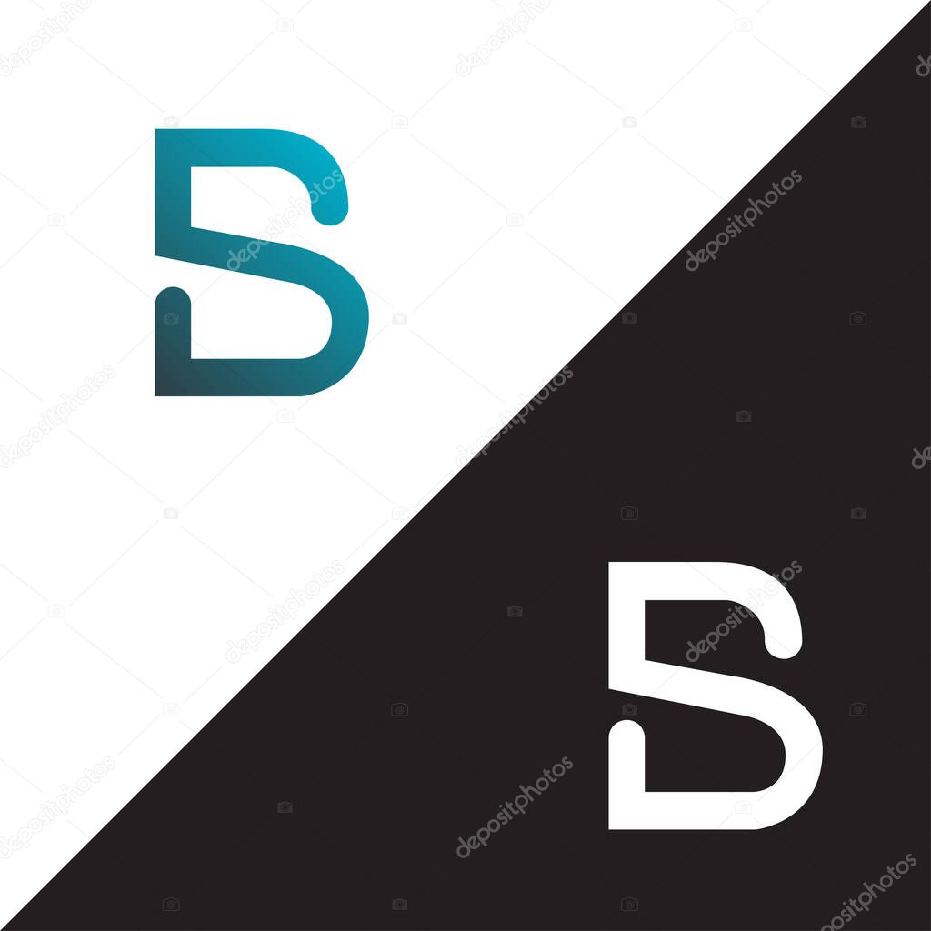 Initial Letter SB Linked Design Logo