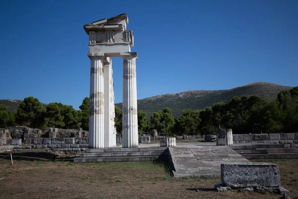 Chrám Asklepios Epidaurus Řecko — Stock fotografie