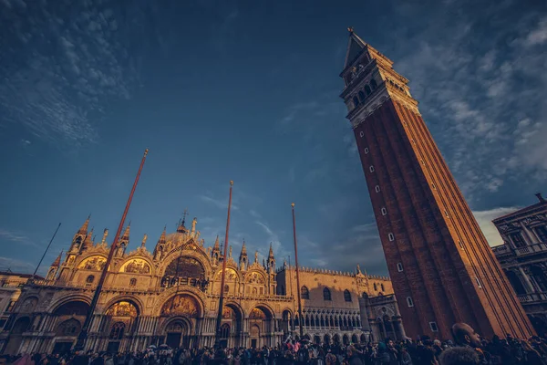 San Marco Torget Venice Italy — Stockfoto