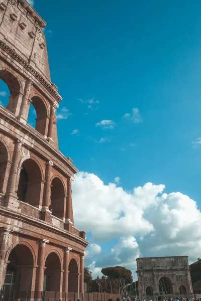 Colosseum Eller Coliseum Även Känd Som Flavias Amfiteater — Stockfoto