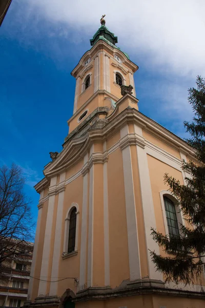 Szent Miklós Templom Egy Szerb Ortodox Templom Szegeden — Stock Fotó