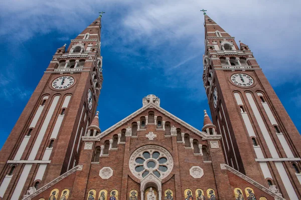 Magyar Szűzanya Votive Templom Székesegyház Szeged — Stock Fotó