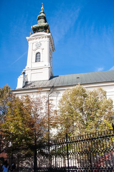 Szent Nagy Mártír Templom George Újvidék Szerbia — Stock Fotó
